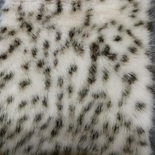 Fox Fur Fabric With Printed Tip